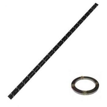 Rollo de Bisagra Piano Negro 25m x 32x0.7mm