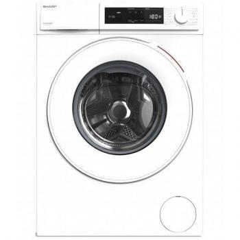 Lavadora Sharp ESNFA812DWNA 1200 rpm 8 kg con display blanco