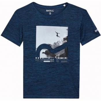 Camiseta de Manga Corta Niño Regatta Alvarado VII Bluewingmarl Azul