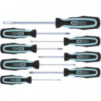 Kit de atornilladores KS TOOLS 153.2000, juego de destornilladores de acero fino, 8 piezas
