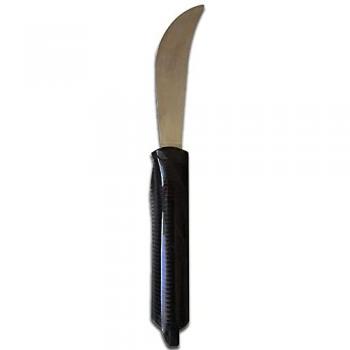 Cuchillo redondeado Mobiclinic con ángulo ajustable, acero inoxidable, negro para personas con problemas de movilidad