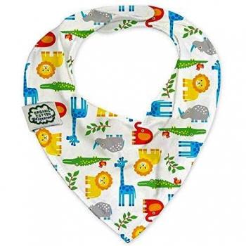 ImseVimse - Bébé - Bandana Bib triple - Organic -Zoo