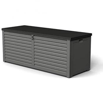 GARDIUN NT390 - Arcón de Resina Lift 390 L 53 x 143 x 56 cm Amortiguadores