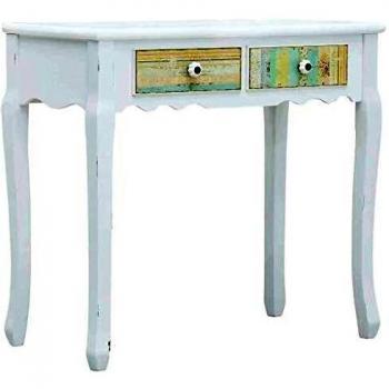 Table console Blanc 80x40x74 cm Bois