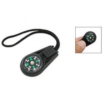 SODIAL(R) Mini Brujula Portatil para Viaje Montanismo con Cordel