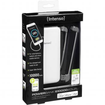 Intenso Powerbank Slim iDual S10000 10000 mAh blanco