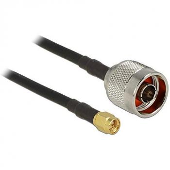 Cable de antena RF Delock 89421, 10 m, conector N a conector SMA, baja pérdida (CFD200)