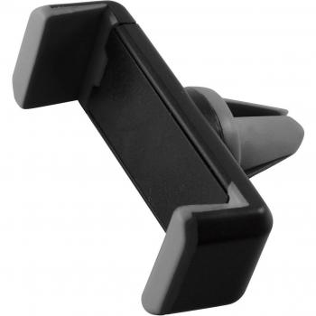 KSIX B9000SU07 - Soporte universal de coche con rejilla rotativo de 360 grados para smartphones, 55-85 mm, color negro