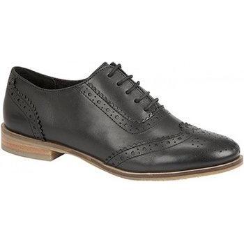 Zapatos Oxford de cuero con cordones para mujer