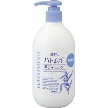 Kumano Cosme Reihaku Hatomugi Moisturizing Body Milk 400ml