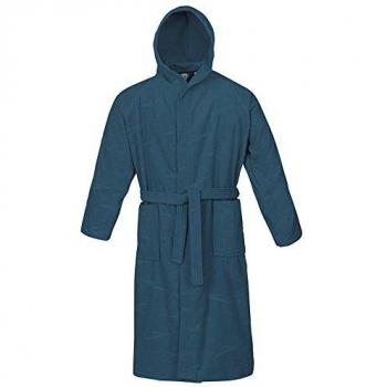 Speedo Basic Jacquard Albornoz, Hombre, Azul