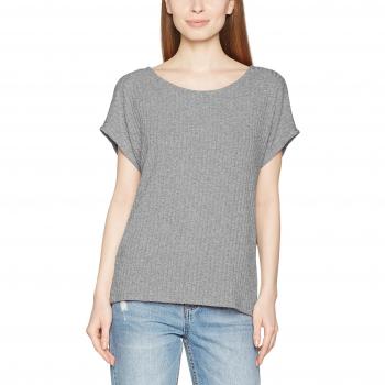 VILA CLOTHES Vistama s Top Tb, Camiseta sin Mangas para Mujer, Gris
