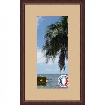 Marco de fotos de pared 17 x 17 x 37 x 37 marco, moderno, 2,3 cm de longitud, de madera, madera, Marron-38, Passe-Partout Sable