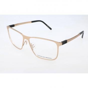 Monturas de gafas Porsche Design P8276 B LIGHT GOLD 57 mm Unisex Oro