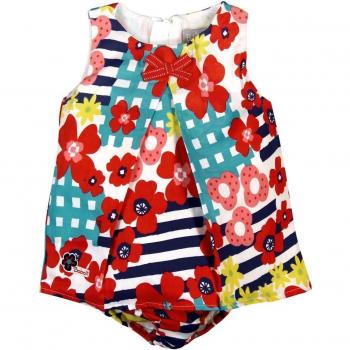 Boboli Vestido Satén De Bebé Niña - Talla - 3m Para Bebé Niña
