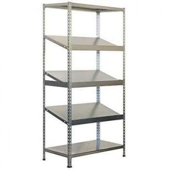 Estantería metálica sin Tornillos Simonexpo de 5 estantes Galvanizado Simonrack 2000x1000x500 MMS - Estantería de exposición - 200 Kgs de Capacidad por Estante