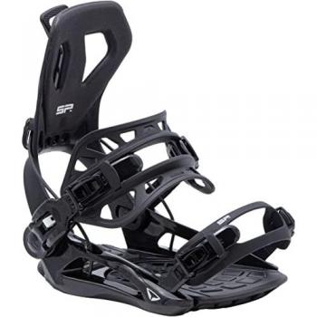 Fijaciones de Snowboard SP Fastec FT360 2025, color negro, tamaño Small, unisex