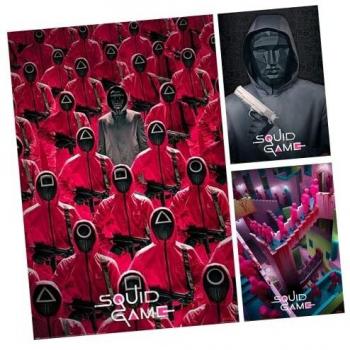 Pyramid Póster el juego del calamar crown - Lamina decorativa el juego del calamar Poster juego del calamar 61x91.5cm