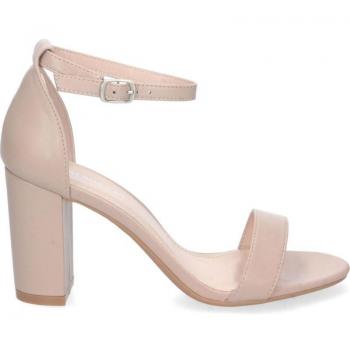 PuntoSalao Sandalias de Tacón Cómodo Fiesta Mujer Color Nude P-6398