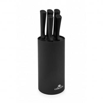 Conjunto de cuchillos en bloque Gerlach Smart Black 5 piezas