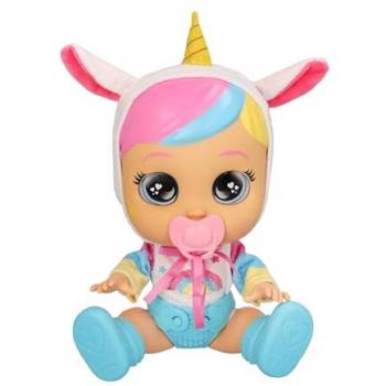 Muñeco Bebé Llorón Day Care Dreamy con Ojos Iluminados y Lágrimas Reales, Incluye Conjunto de Jardín de Infancia y 3 Accesorios, Ideal para Niños y Niñas a