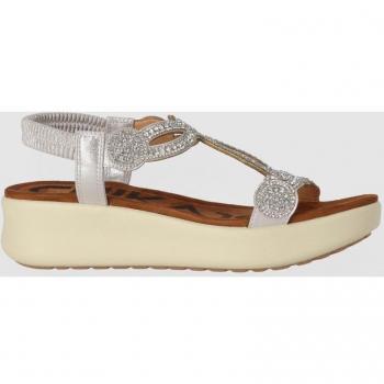 Sandalias Chika10 PRINSESA 02 de Cuña Plata/Silver