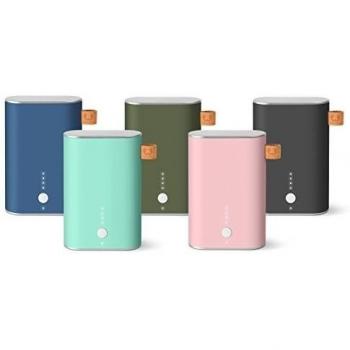 Fresh 'N Rebel Peppermint - Estación de carga con batería recargable 9000 mAh, color verde