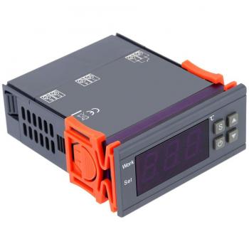 KKmoon Controlador de Temperatura Relés con Sensor 0~250V 10A ,-50~110 Grado Centígrado para Incubadora,Cocina, Agua Temperatura Control,Enfriador Industrial,Caldera