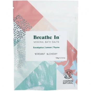 Verdant Alchemy Breathe In Aromatherapy Mineral Bath Salts 100g