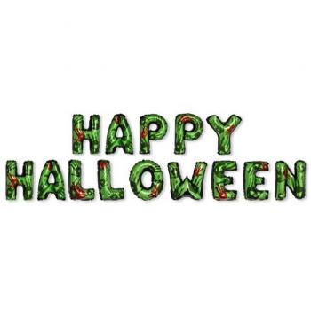 Globos de látex para decoración de Halloween en color verde
