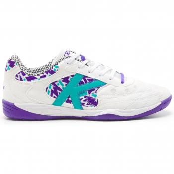 Zapatillas de fútbol sala Kelme Indoor Copa Blanco y Violeta Unisex