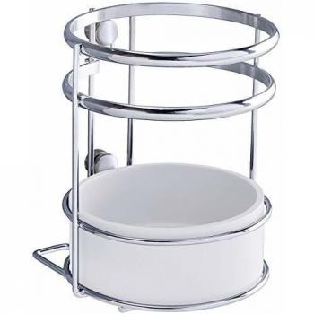 Soporte para Utensilios de Cocina Style, Metal Cromado, Estable y Brillante, 13x13x15 cm