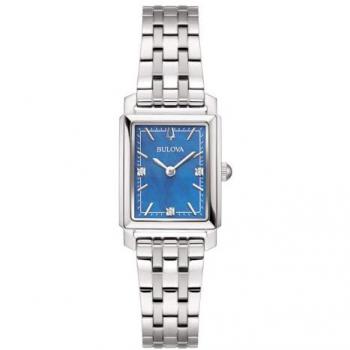 Reloj de Mujer Bulova Sutton Tank 96P245 - Acero, Cuarzo, Diamantes
