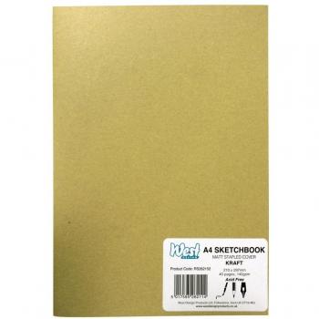 West Designs Mate Grapados Sketchbook De A4 Tapa - Kraft