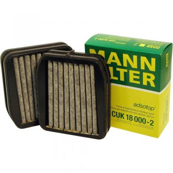 Original MANN-FILTER Filtro de habitáculo CUK 18 000-2 – Paquete de filtros de habitáculo