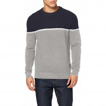 JACK & JONES Jorbrit Knit Crew Neck Jersey, Azul