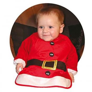 GUIRMA Maxi Babero con Mangas Papá Noel, Color Rojo, 42863 