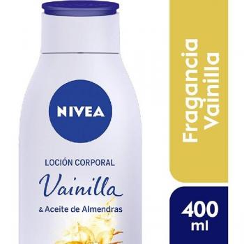 Loción Corporal Nivea Vainilla y Aceite de Almendras 400 ml para Piel Normal a Seca
