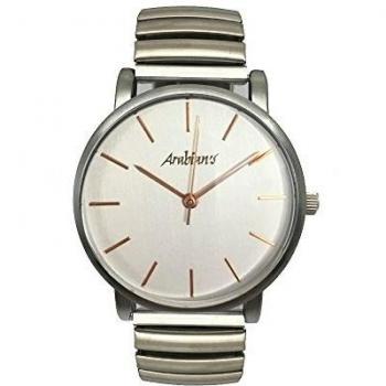 Arabians Reloj Analógico para Hombre de Cuarzo con Correa en Acero Inoxidable DBA2272P