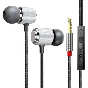 Auriculares Hifi de Silicona Suave para Dormir con Micrófono y Cancelación de Ruido para Xiaomi y Huawei