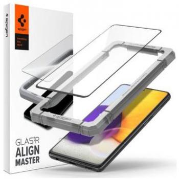 Protector de Pantalla de Vidrio Templado Full Cover Spigen para Samsung Galaxy A52/A52S 5G - Negro
