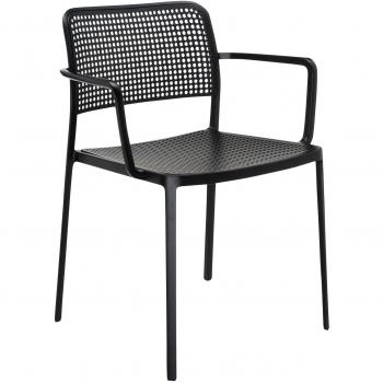 Kartell Audrey - Sillón Estructura con Asiento Negro Negro
