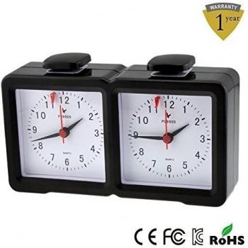 Ckeyin ® Reloj de ajedrez analógica multifuncional digital Chess Timer Reloj Con 29 modos de temporización, el Concurso de Juegos Clock Pro