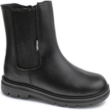 Botas Niña Pablosky 425710p de piel y textil técnico con cremallera