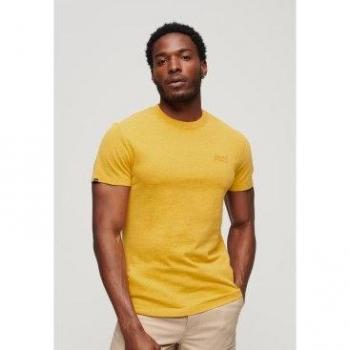Camiseta Superdry Essential amarillo manga corta para hombre
