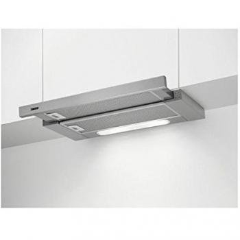 Zanussi ZHP62350XA Campana extractora, Control Mecánico, 3 niveles de potencia + intensivo, Potencia hasta de 448 m3/h, Nivel de ruido de 62 dB