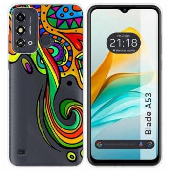 Funda de Silicona Colorida con Dibujos para Zte Blade A53