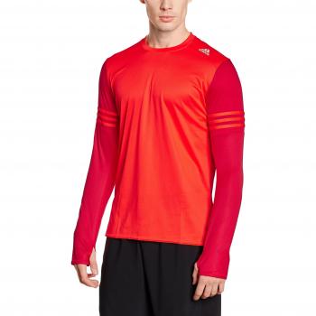 adidas Rs Ls M - Camiseta para hombre, color rojo, talla XL