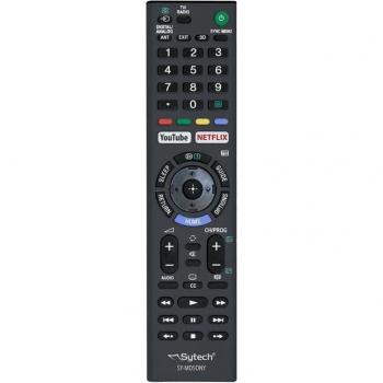 Mando a Distancia Universal Sytech SYMDSONY Compatible con Televisores Sony con Teclas de Acceso Directo a Netflix y Youtube