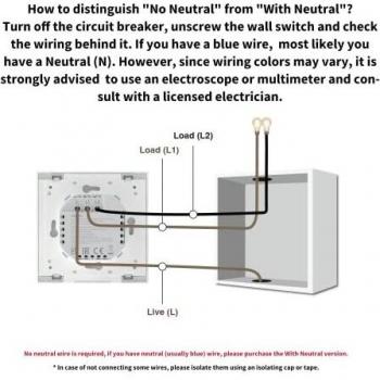 Aqara Interruptor de pared inteligente H1 EU